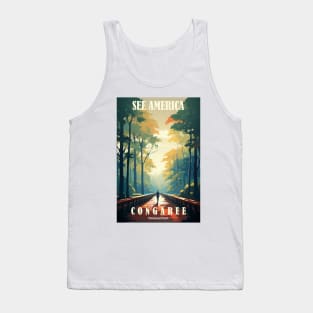 Congaree National Park Travel Poster Tank Top